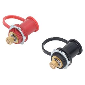 20mm Stud Battery Charger Post Kit UL94 V-0 Car RV Truck Charging Pile Jumper Terminal Black Red 250A Stud