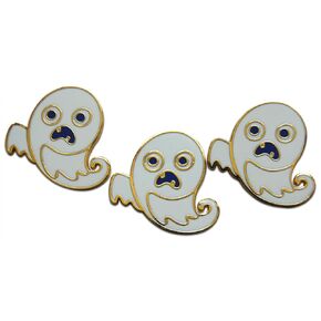 Novel Merk Halloween – Witch Hat, Ghost, & Other Lapel Pin, Hat Pin & Tie Tack Set - with Clutch Back