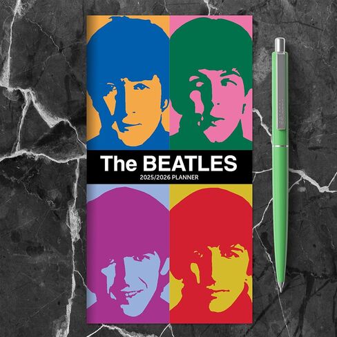 TF PUBLISHING 2025 The Beatles Mini Calendar | Large Grids for Appointments and Scheduling | Vertical Wall Calendar 2025 | Home & Office Organization | Premium Matte Paper | 7"x7" in Saudi Arabia