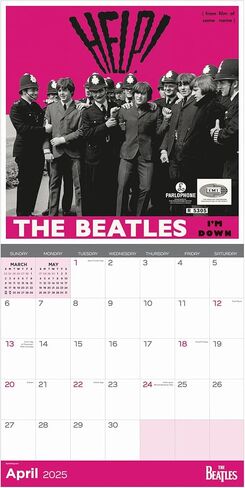 TF PUBLISHING 2025 The Beatles Mini Calendar | Large Grids for Appointments and Scheduling | Vertical Wall Calendar 2025 | Home & Office Organization | Premium Matte Paper | 7"x7" in Saudi Arabia