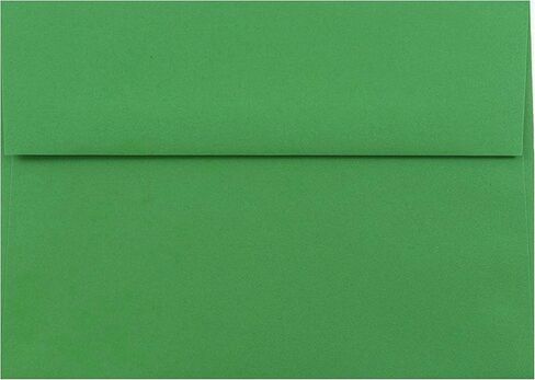 Holiday Green 25 Pack A7 (5-1/4 x 7-1/4) Envelopes for 5 X 7 Greeting Cards Invitations Announcements from The Envelope Gallery in Kuwait