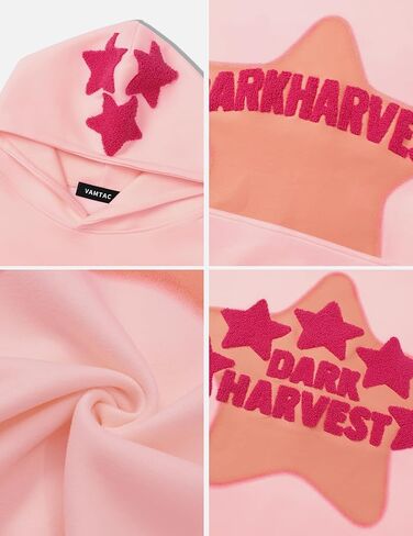 Vamtac Mens Oversize Graphic Hoodies Vintage Y2K Casual Hooded Sweatshirt Cotton Fashion Hip Hop Hoodie for Men and Women in Kuwait