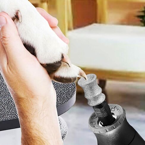 OVATAVO Nail Diamond bits for Dremel - Dog Nail Grinder Attachment for Large Medium Small Dogs Nail Care - 1/8'' Pet Nail Grinder Attachment Wheel Work with Dremel for Pet Nail Care in Kuwait