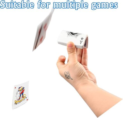 12 Pack Playing Cards, Poker Cards, Standard Index, Premium Playing Cards, Decks of Cards Bulk, Red and Blue, for Blackjack, Solitaire, Bridge, Canasta Card Game(Bee) in Saudi Arabia