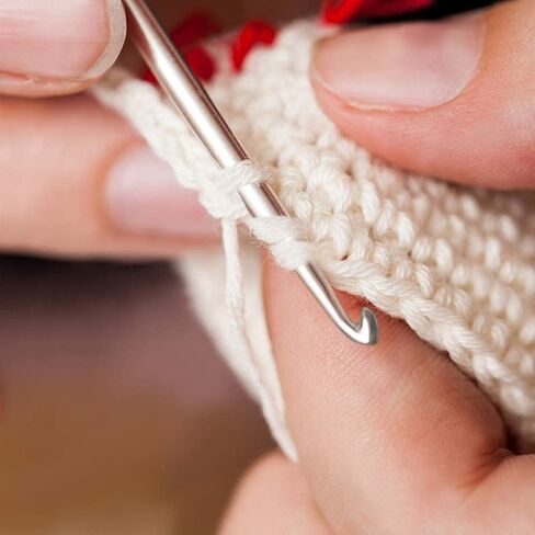 مجموعة مكونة من 16 خطاف كروشيه، أداة خياطة من الألومنيوم، أداة حياكة محمولة يمكنك صنعها بنفسك، إبر حياكة كروشيه خفيفة الوزن، علامات لخيوط ماكينة الخياطة، جميع الأنماط وأنواع الصوف، مفارش، أطفال in Kuwait