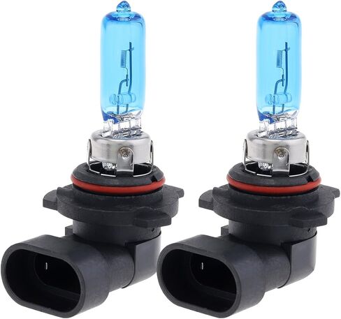 9012 مصباح هالوجين، 12 فولت 55 وات 6000 كيلو ضوء أبيض فائق السطوع مصباح هالوجين للسيارة مصباح ضباب أمامي تلقائي، حزمة من 2 in Kuwait