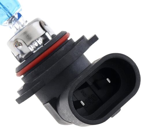 9012 مصباح هالوجين، 12 فولت 55 وات 6000 كيلو ضوء أبيض فائق السطوع مصباح هالوجين للسيارة مصباح ضباب أمامي تلقائي، حزمة من 2 in Kuwait