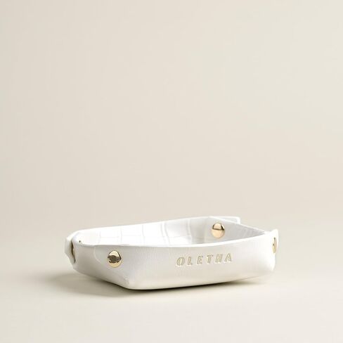 طبق مجوهرات صغير جمالي من OLETHA، حامل حلقة صينية صغيرة قابلة للطي، وردي in Kuwait