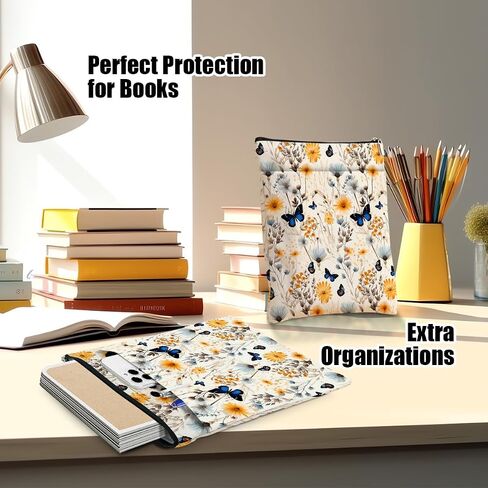 غلاف الكتاب لمحبي الكتب، ملحقات الكتب، هدايا الكتب، هدايا الصداقة، هدايا عيد الميلاد للنساء والفتيات، المعلمات، حقيبة الكتب الجمالية، حامي الكتاب، غابة كلاسيكية in Kuwait