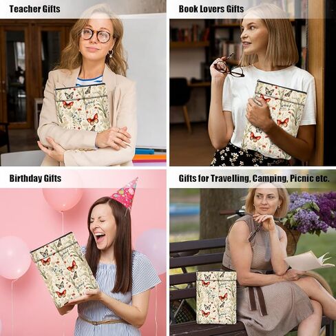 غلاف الكتاب لمحبي الكتب، ملحقات الكتب، هدايا الكتب، هدايا الصداقة، هدايا عيد الميلاد للنساء والفتيات، المعلمات، حقيبة الكتب الجمالية، حامي الكتاب، غابة كلاسيكية in Kuwait