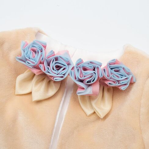 تولد من جديد ملابس دمى الطفل ل 20-22 بوصة فتاة الدمى 4 قطع مجموعة تولد من جديد ملابس دمى تنورة الأميرة دعوى تصميم زهرة in Kuwait