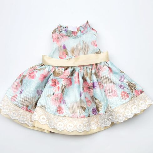 تولد من جديد ملابس دمى الطفل ل 20-22 بوصة فتاة الدمى 4 قطع مجموعة تولد من جديد ملابس دمى تنورة الأميرة دعوى تصميم زهرة in Kuwait