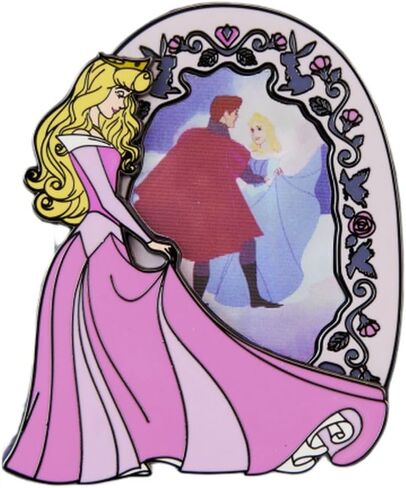 Loungefly Disney Sleeping Beauty Lenticular Princess Series 3" Collector Box Pin in Saudi Arabia
