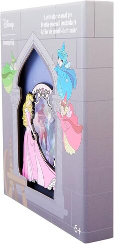 Loungefly Disney Sleeping Beauty Lenticular Princess Series 3" Collector Box Pin in Saudi Arabia