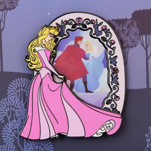 Loungefly Disney Sleeping Beauty Lenticular Princess Series 3" Collector Box Pin in Saudi Arabia