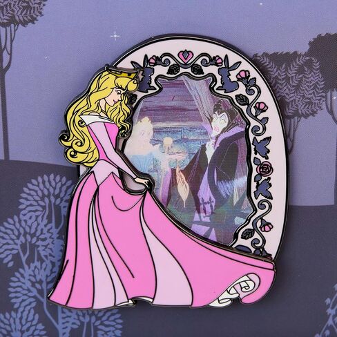 Loungefly Disney Sleeping Beauty Lenticular Princess Series 3" Collector Box Pin in Saudi Arabia
