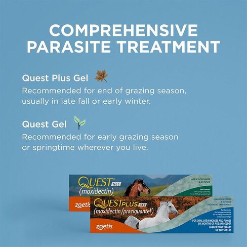 Quest Plus (moxidectin/praziquantel) Gel Dewormer for Horses, 0.5 oz in Saudi Arabia