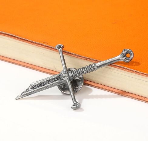 2PC LOTR Narsil Broken Sword pins - The Lord of the Rings - Good Luck Sword Pins for Women Men Friends in Kuwait