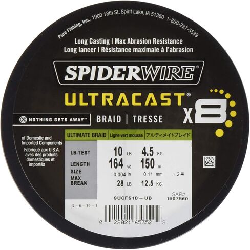 Spiderwire Ultracast Fishing Braid Aqua Camo | 100 lb Test - 220 Yards in Saudi Arabia