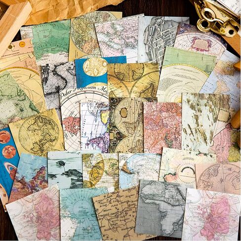 Vintage Scrapbooking Stickers and Paper 400PCS,Vintage Scrapbook Paper Materials for Cottagecore Junk Journal Supplies,Aesthetic Craft Paper for Art Craft Notebook Album Invitations Journals Planners in Kuwait