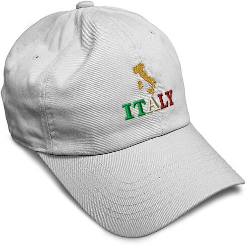 Speedy Pros Soft Baseball Cap Italy Italian Map Embroidery Flags Italy Cotton Embroidered Dad Hats for Men & Women in Saudi Arabia
