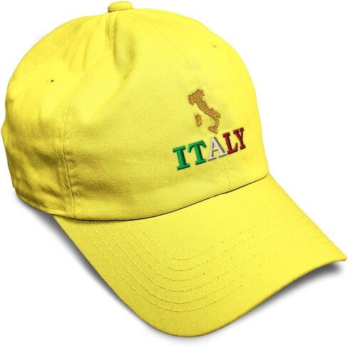 Speedy Pros Soft Baseball Cap Italy Italian Map Embroidery Flags Italy Cotton Embroidered Dad Hats for Men & Women in Saudi Arabia