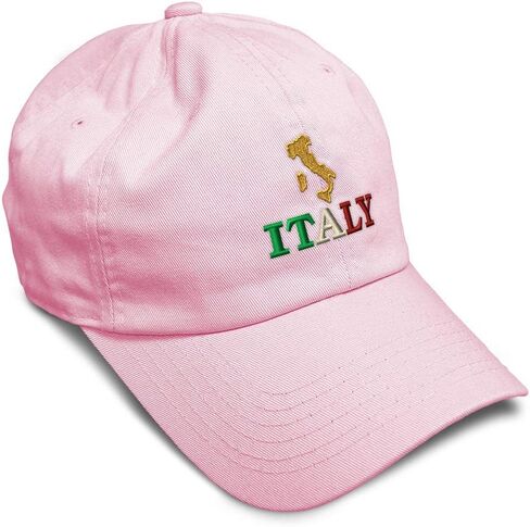 Speedy Pros Soft Baseball Cap Italy Italian Map Embroidery Flags Italy Cotton Embroidered Dad Hats for Men & Women in Saudi Arabia