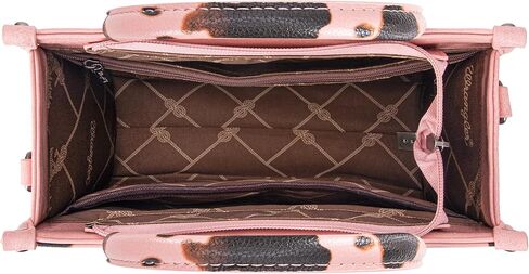 Montana West X Wrangler Cow Print Tote Bag and Minimalist Large Small Wallets Set for Women in Kuwait