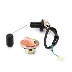 Minho Motorcycle Gas Fuel Tank Sensor Float Level Kit + Gas Fuel Tank Cap Compatible with Chinese GY6 4 Stroke Engine Scooter Mopeds Taotao 50ATM Parts