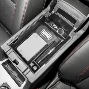 منظم وحدة التحكم المركزية متوافق مع ملحقات Chevy Blazer 2025 2024 2023 2022 2021 2020 2019، صينية إدخال صندوق تخزين مسند الذراع من مادة ABS (لا تناسب Blazer EV)، أحمر