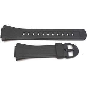 Casio Genuine Black Resin 27/16mm Watch Strap- 10090624