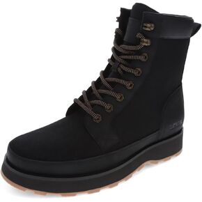 Levi's Men's Casual Ankle Boot, Black Mono/Gum, 10.5