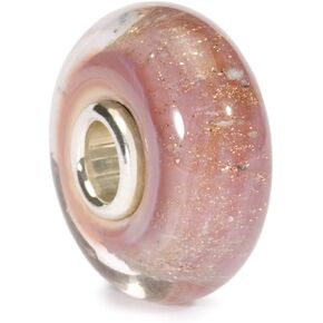 TROLLBEADS Universal Pink Desert Bead - Enchanting Glass Charm for Magical Moments| Glass | Universals Collection | Design by Lise Aagaard