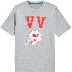 vineyard vines Boys' Helmet Short-Sleeve Harbor Performance Tee
