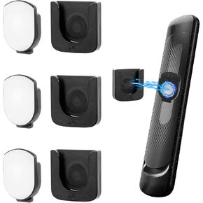 Magnetic Remote Control Holder Wall Mount, 3Pcs Self Adhesive Remote Control Caddy, Upgrade TV Remote Organizer for TV, Air, Fan Conditioner Remote Controls No Drilling