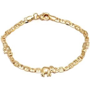 18k Gold Plated Elephant Anklet Ankle Bracelets for Women Gold Anklet Bracelets