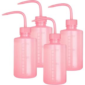 زجاجة غسيل الوشم WZPB، زجاجة ضغط 500 مل، أدوات سقي زجاجة الشطف، زجاجة غسيل بلاستيكية بالضغط، يمكن رش ضغط الري غسل زجاجة نباتية (500 مل / 16 أونصة / 4 زجاجات / أزرق) in Kuwait