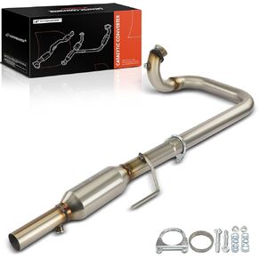 A-Premium Center Catalytic Converter Kit Direct-Fit Compatible with Jeep TJ Series Wrangler 1997 1998 1999, 2.5L, EPA Compliant