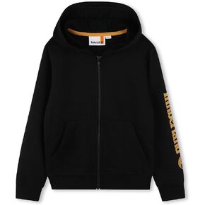 TIMBERLAND Boy's Hooded Pullover Fitted Fleece Sweatshirt
