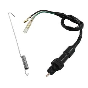 Universal Motorcycle Rear Brake Light Switch - 2 Wire Stop Light Switch Compatible with Honda, Kawasaki, Suzuki, Yamaha, and More