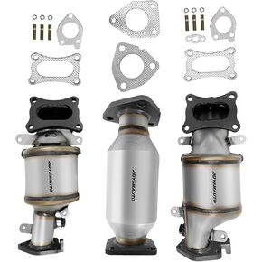 Catalytic Converter Compatible with Honda Pilot 2009-2015/ Accord 2008-2012, Acura TSX 2010-2014 3.5L V6 Front Left Right Rear Catalytic Convertor Direct-fit (EPA Compliant)