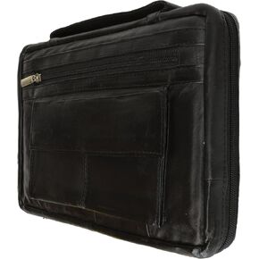 Marshal Leather Book Covers/Bible Covers with Handle (Small)