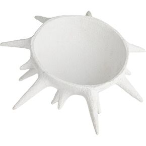 Bloomingville Spike Accent Volcano Finish Bowl, White