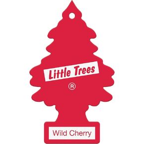LITTLE TREES Car Air Freshener | Hanging Paper Tree for Home or Car | Leather