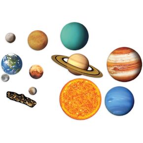 Learning Resources Giant Magnetic Solar System, Whiteboard Display, 13 Piece Set