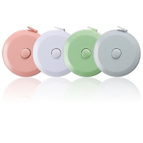 Tape Measure,20 Pack Measuring Tape for Body Fabric Sewing Tailor Cloth Knitting Craft Weight Loss Measurements Retractable,60-Inch/150cm Soft Small Tape Measure(4 Colors)