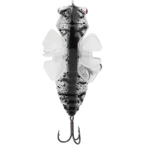 Bionic Cicada Shape Fishing Bait, 7.5cm Hard Artificial Fish Lure Fishing Bait Hook with Rotating Spins(Y238-9)
