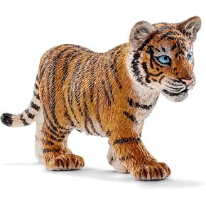 Schleich Wild Life, Animal Figurine, Animal Toys for Boys and Girls 3-8 years old, Tiger Cub, Ages 3+