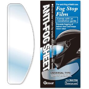 NORAH Anti-Fog Wide Helmet Visor Insert with UV Protection – Easy-Remove Design for Motorcycle & Sports Helmets