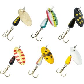 Panther Martin WT6 Western Trout Spinners Fishing Lure Kit - Assorted - Pack of 6